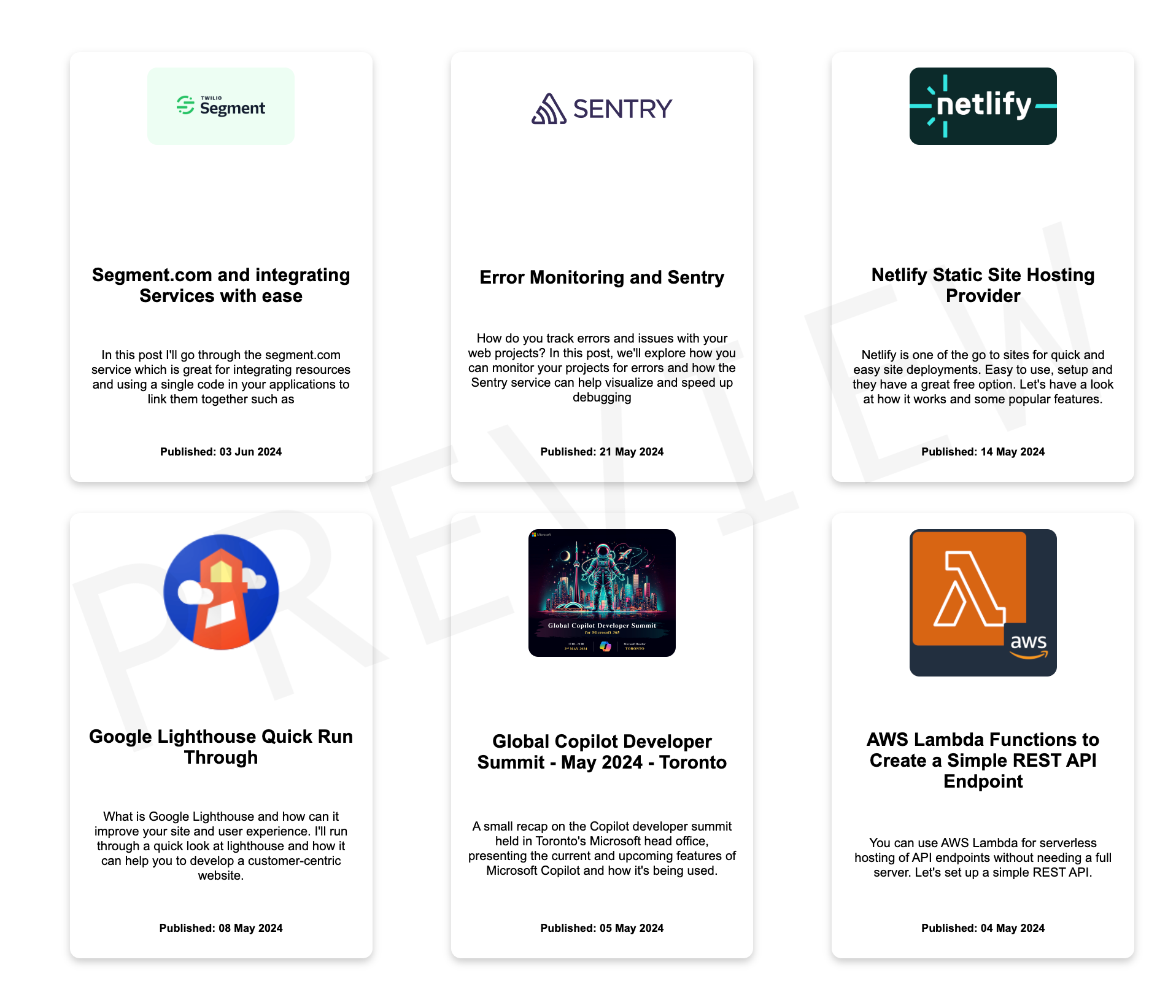 Substack RSS Feed Preview